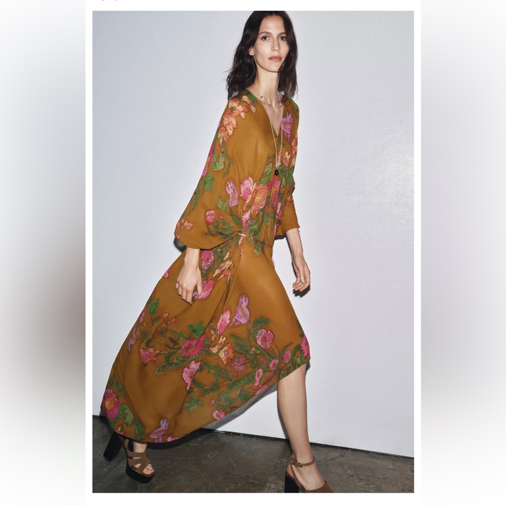 ZW COLLECTION OVERSIZED FLORAL DRESS